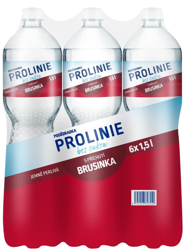 Poděbradka Proline cranberry 6×1,5 l