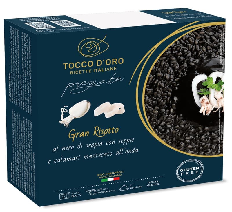 Tocco D'Oro Gran risotto with cuttlefish and octopus