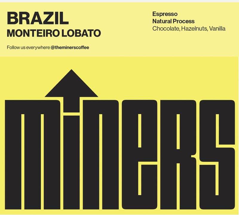 The Miners Coffee Brasil Monteiro Lobato coffee beans