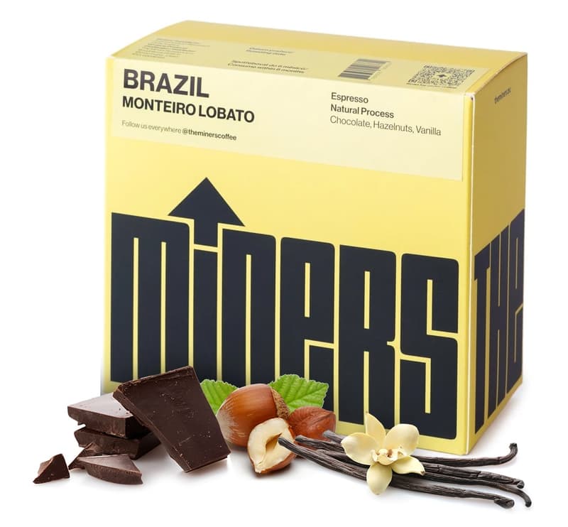 The Miners Coffee Brasil Monteiro Lobato coffee beans