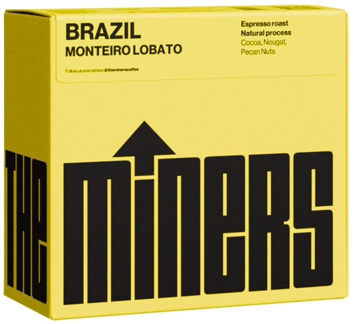 The Miners Coffee Brasil Monteiro Lobato coffee beans