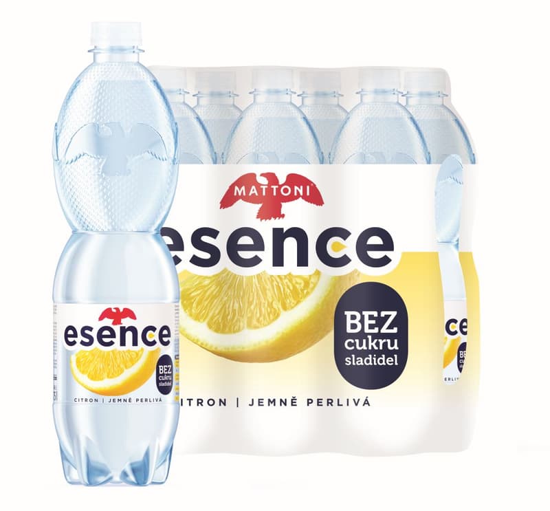 Mattoni Esence citronu jemně perlivá (6x0,75l)