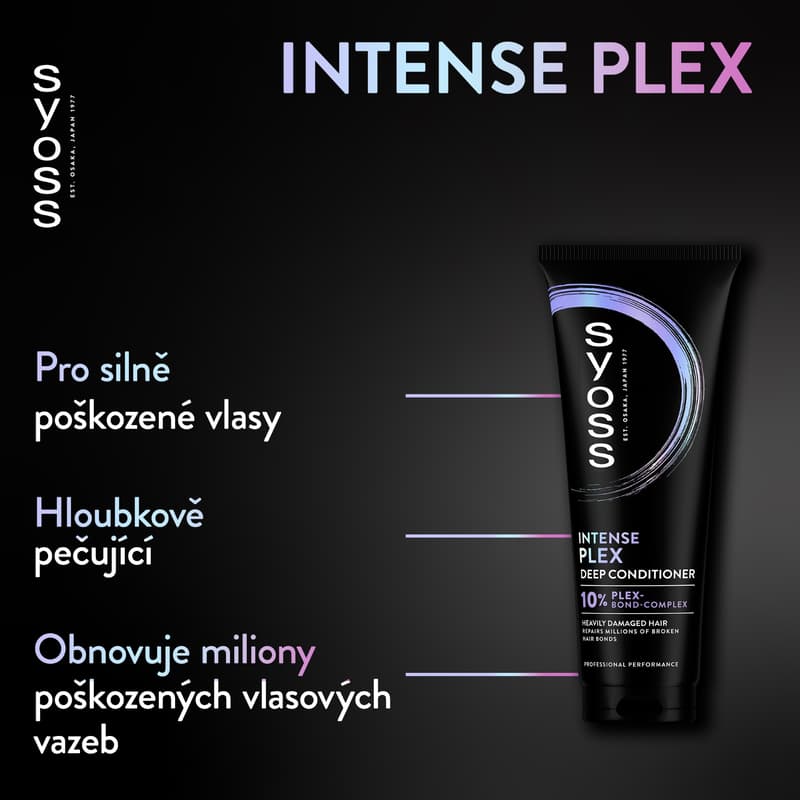 Syoss Intense Plex kondicionér pro silně poškozené vlasy