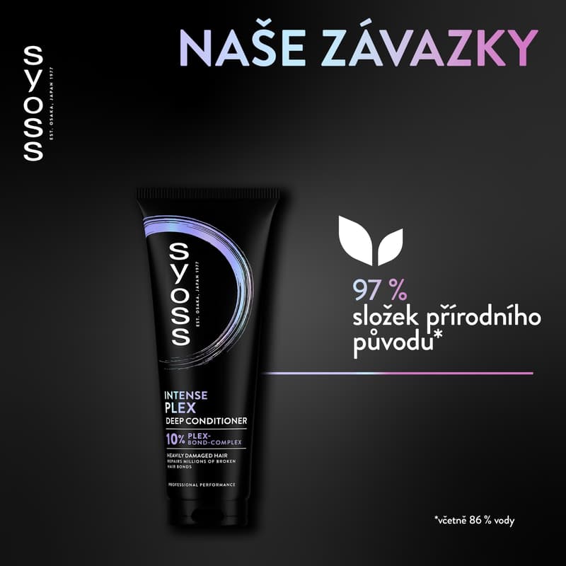 Syoss Intense Plex kondicionér pro silně poškozené vlasy