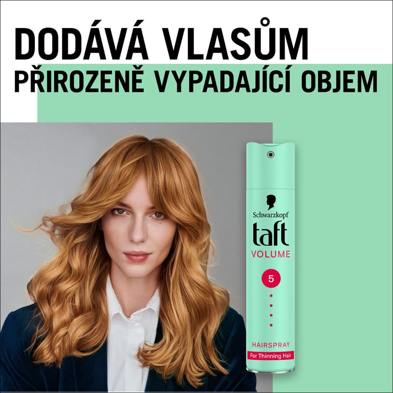Taft Volume hairspray for thinning hair 250 ml
