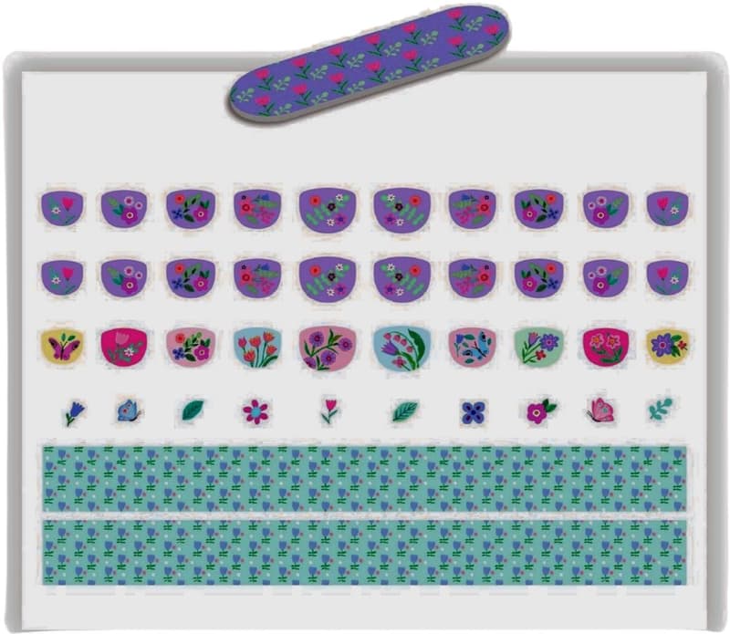 Djeco Nail Stickers Flowers