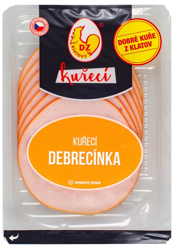 DZ Klatovy Sliced ​​chicken debrecínka