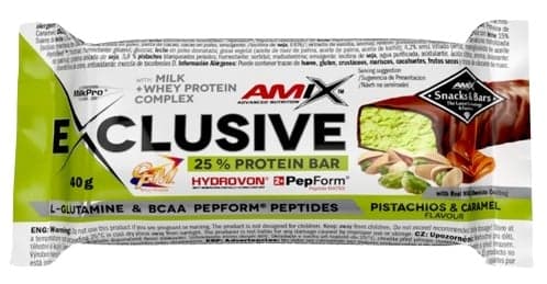Amix Exclusive Protein bar pistachios caramel