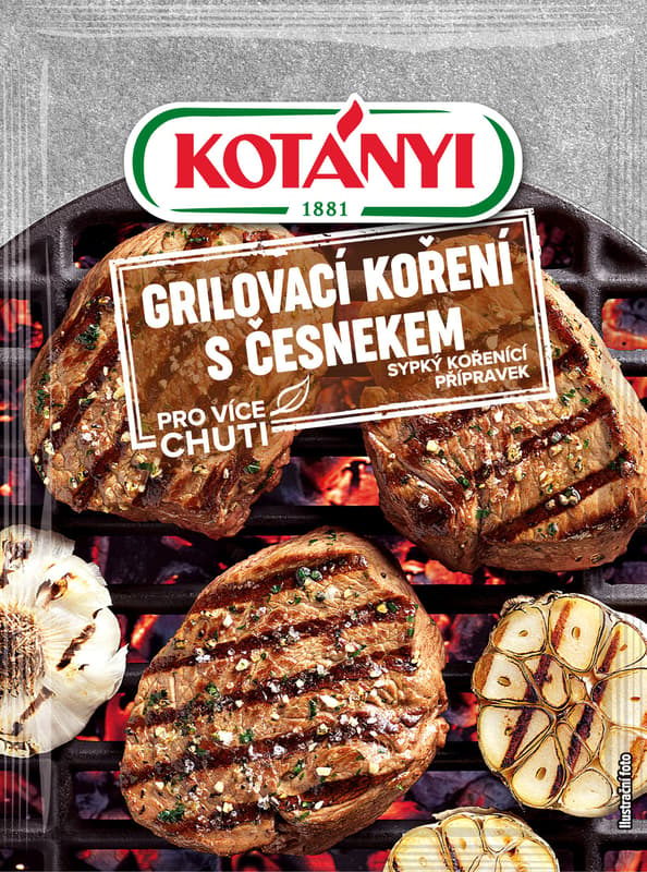 Kotányi Grill spice blend with garlic
