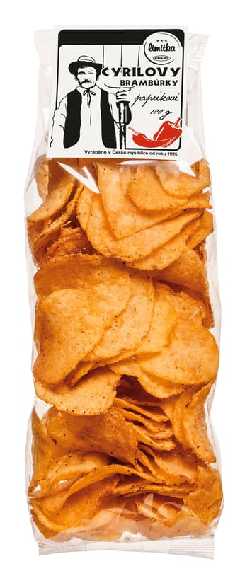 Cyrilovy brambůrky Chips with Paprika