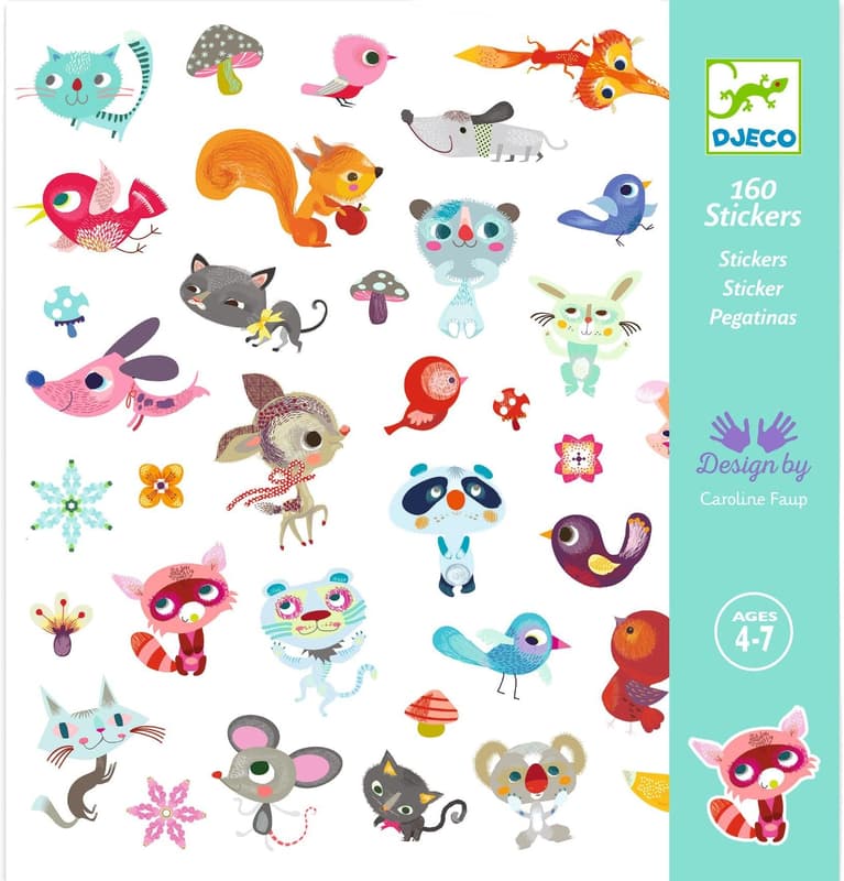 Djeco Stickers Little friends