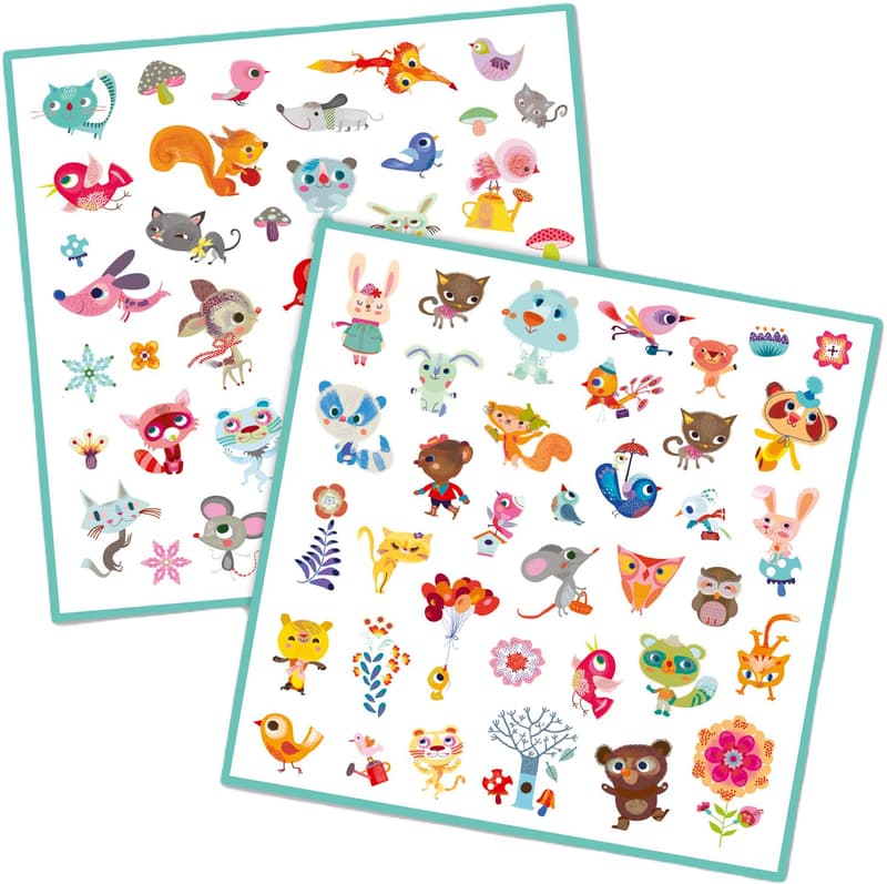 Djeco Stickers Little friends
