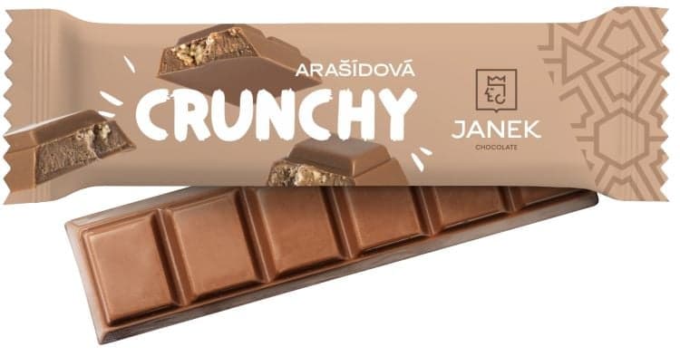 Čokoládovna Janek Peanut bar crunchy