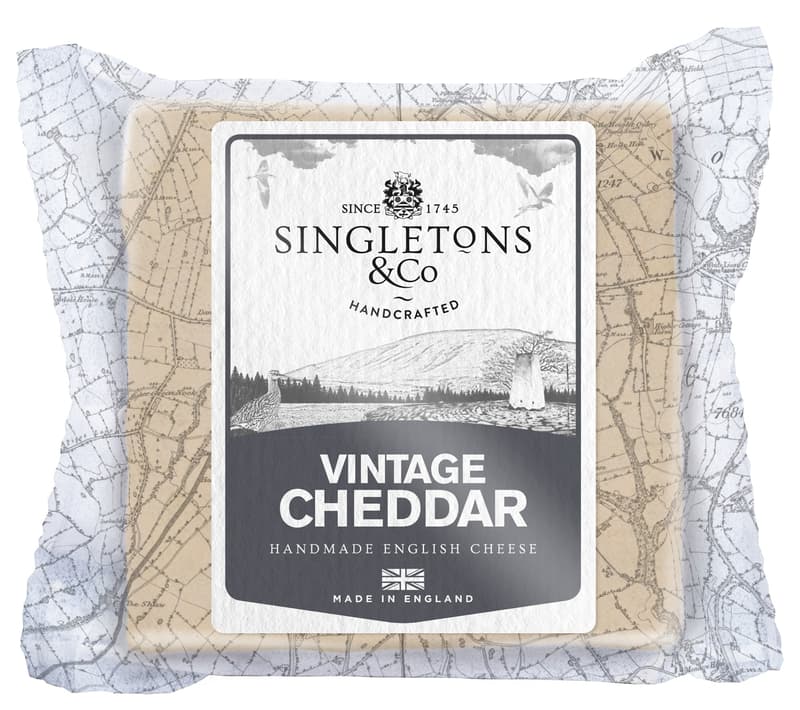 Singletons Vintage cheddar parchment