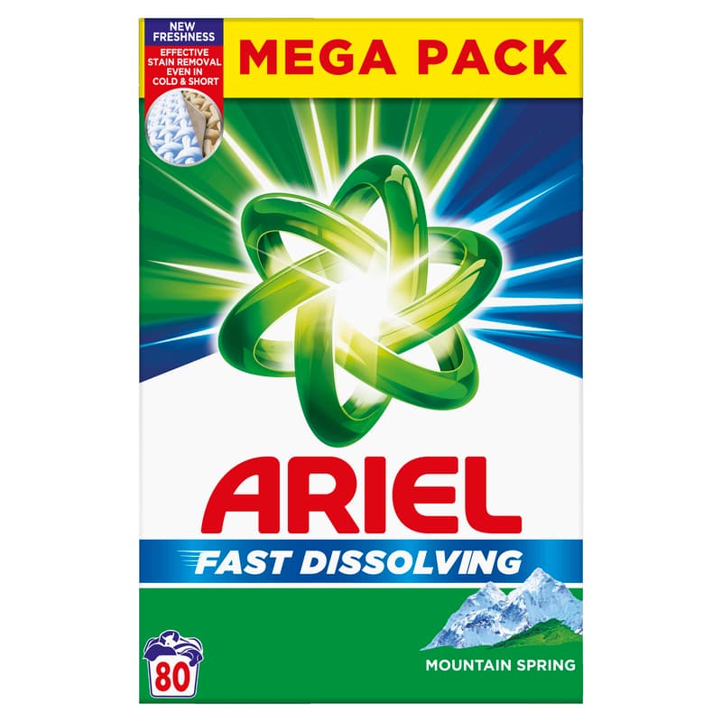 Ariel Mountain Spring washing powder (4,4 kg)