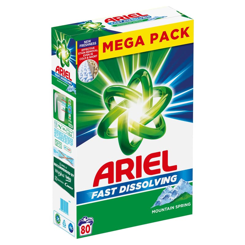 Ariel Mountain Spring washing powder (4,4 kg)