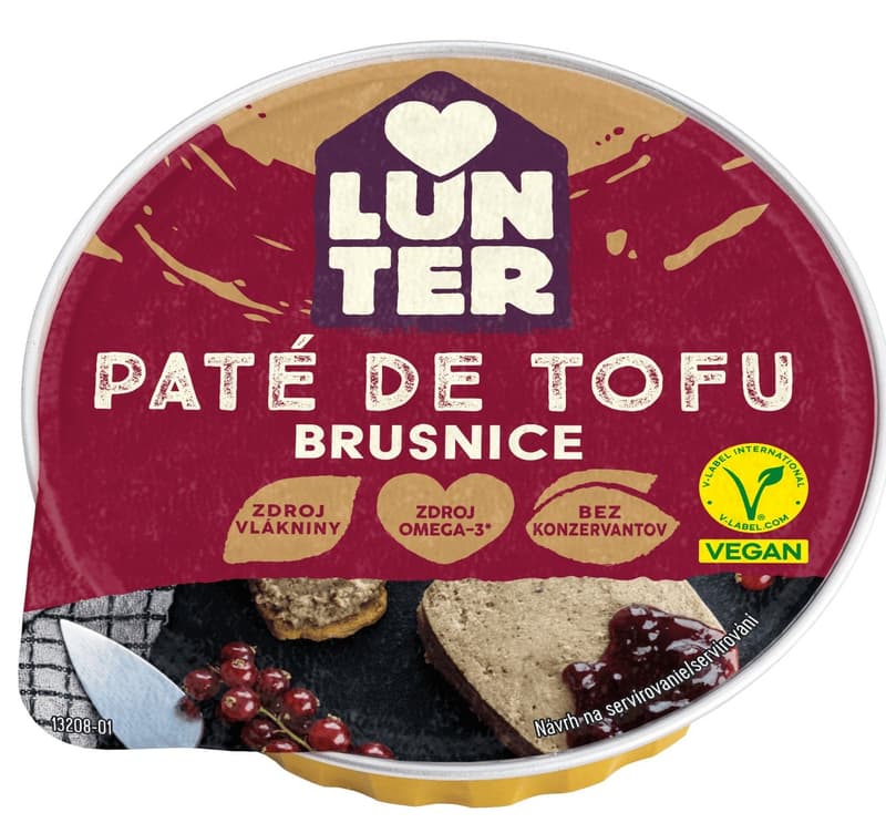 Lunter Paté de tofu cranberries