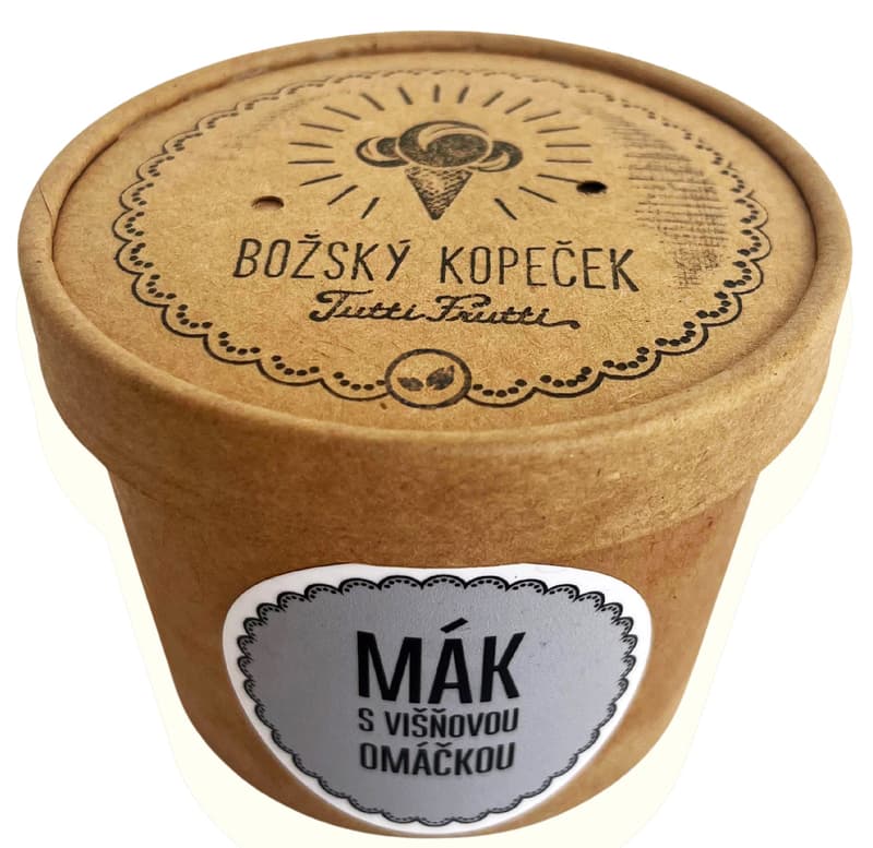 Božský kopeček Poppy seeds with cherry sauce