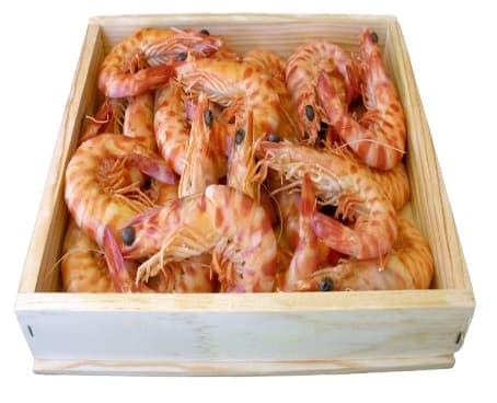 Mariscos Méndez Raw tiger prawn