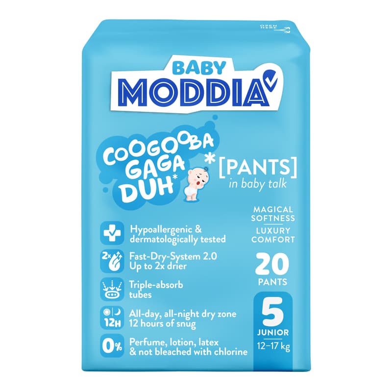 Moddia BABY Diaper Pants 5 Junior (12-17 kg)