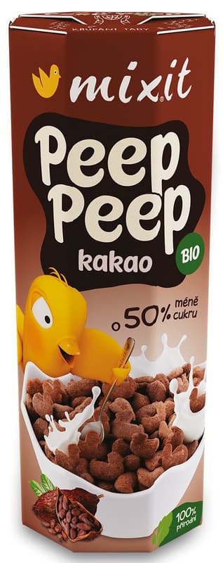 Mixit BIO Cereálie Peep Peep kakao