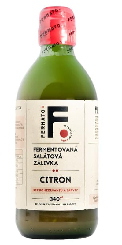Fermato Fermentovaná salátová zálivka s příchutí citron