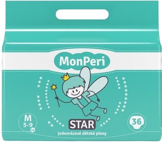 MonPeri EKO Star disposable baby diapers M (5-9 kg)