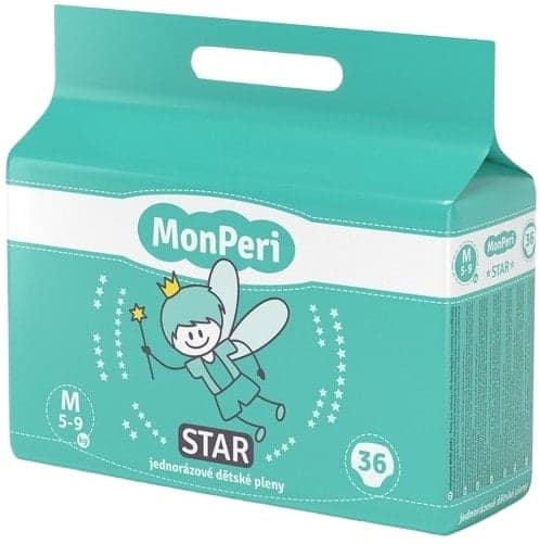MonPeri EKO Star disposable baby diapers M (5-9 kg)