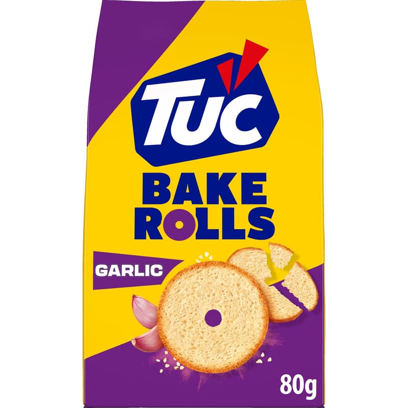 Tuc Bake Rolls příchuť česnek