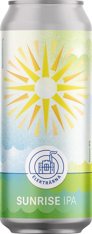 Elektrárna Sunrise nefiltrované pivo IPA