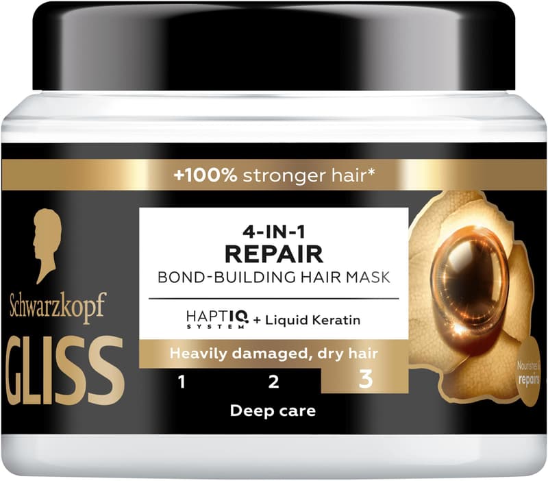 Schwarzkopf Gliss 4 in 1 Repair regenerating mask for severely damaged and dry hair