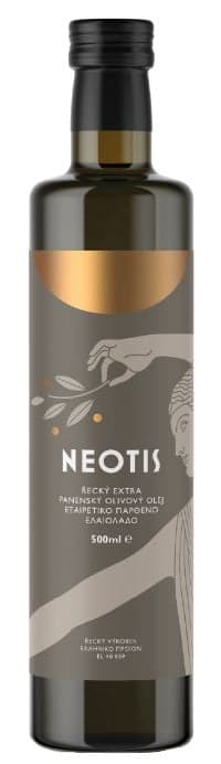 Neotis Extra panenský olivový olej, odrůda Manaki