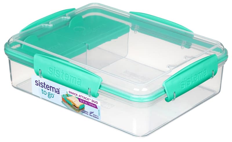 Sistema To Go Snack box with 2 separate compartments