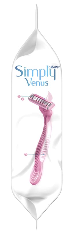 Gillette Simply Venus 3 Women's Disposable Razors