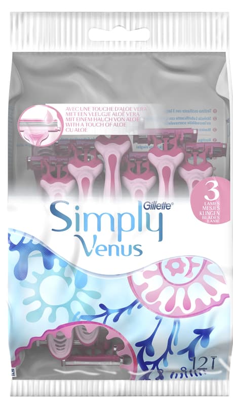 Gillette Simply Venus 3 Women's Disposable Razors