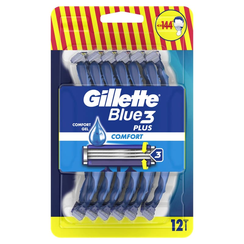 GILLETTE Blue3 Comfort 12 pcs