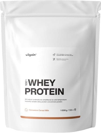 Vilgain Whey protein cinnamon cereal milk