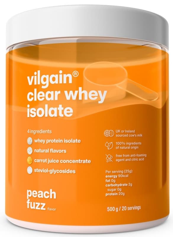Vilgain Clear Whey Isolate Peach fuzz
