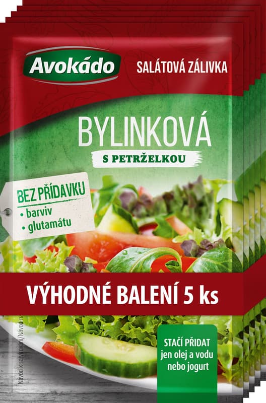 Avokádo herbal salad dressing 5pcs