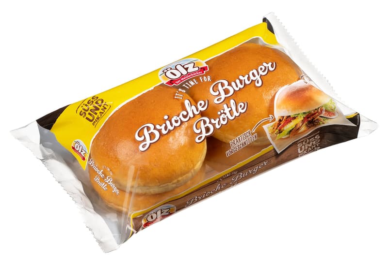Ölz Brioche burger buns, 4 pcs