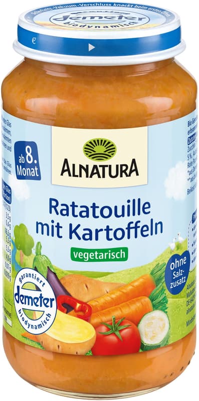 Alnatura BIO Vegetable side dish with potato and chickpea flour
