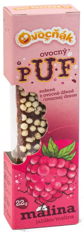 Ovocňák PUF plátky jablko a malina