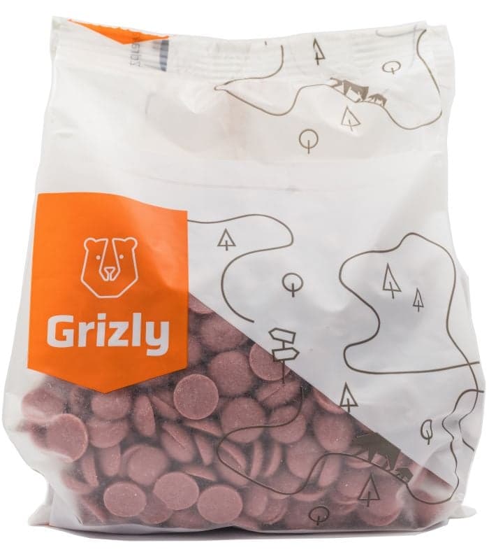 Grizly Belgian Pink Bean Chocolate Ruby