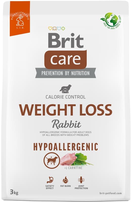 Brit Care Dog Hypoallergenic Weight Loss Rabbit pro psy