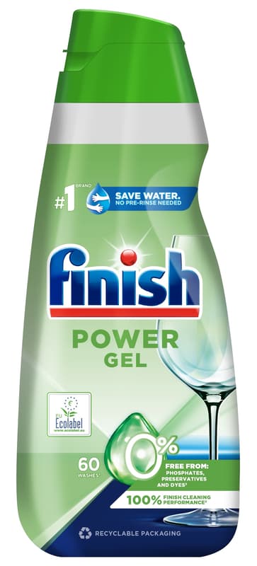 Finish Power 0% dishwasher gel
