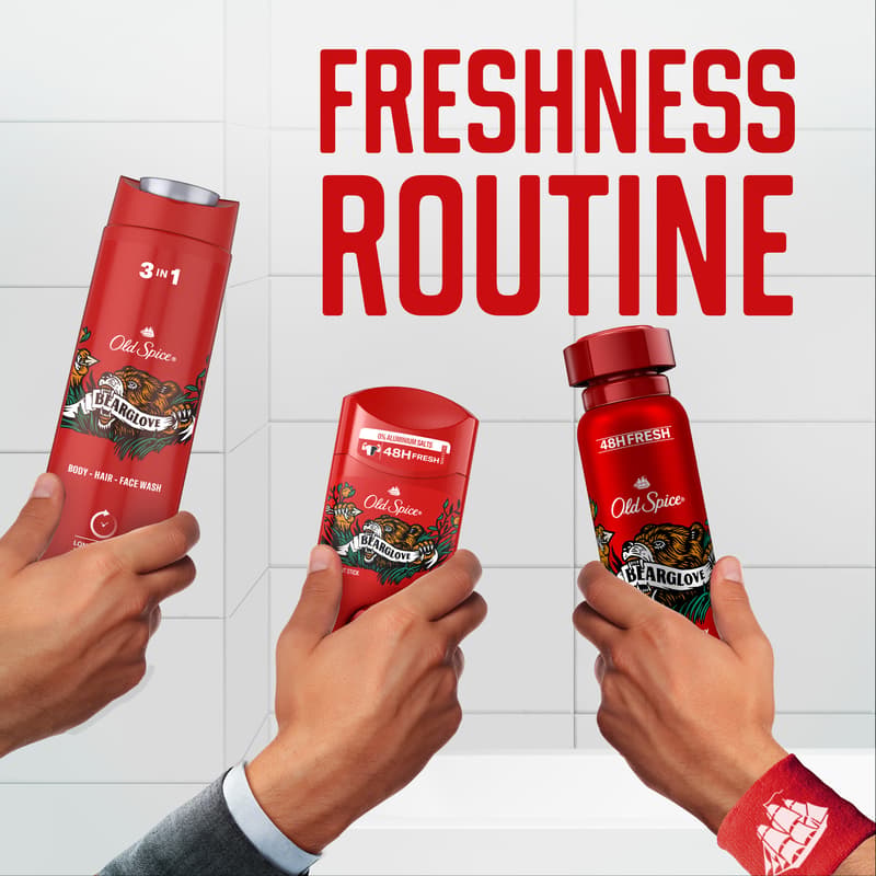 Old Spice Bearglove sprchový gel pro muže 3v1