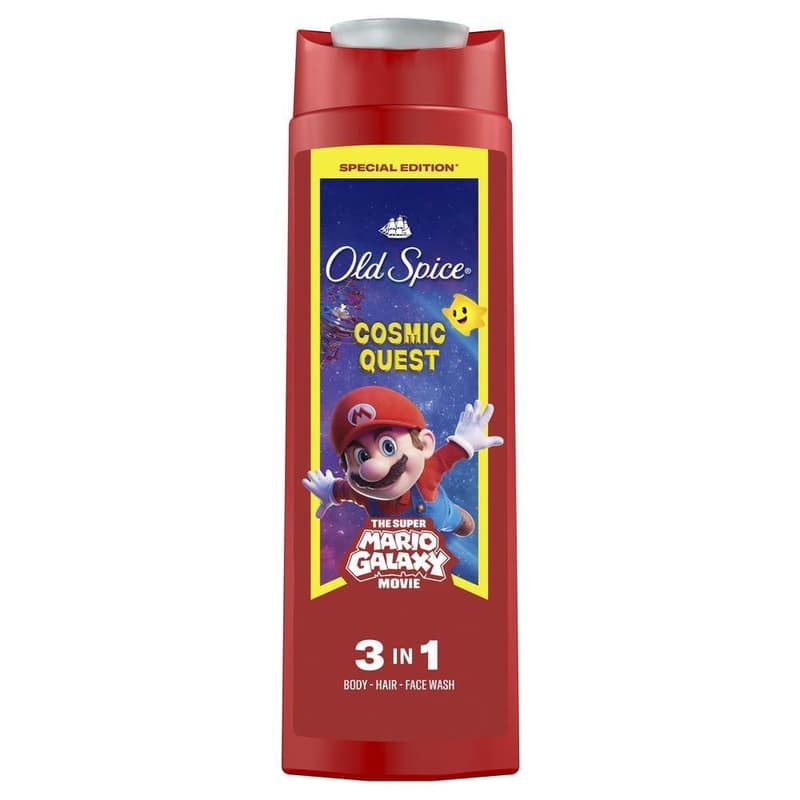 Old Spice Bearglove Shower Gel & Shampoo For Men 400 ml, 3-in-1, Long-lasting Fresh