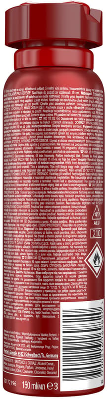 Old Spice Rockstar Men’s Deodorant Body Spray 150ml, Aluminium free, Perfume Quality Scent