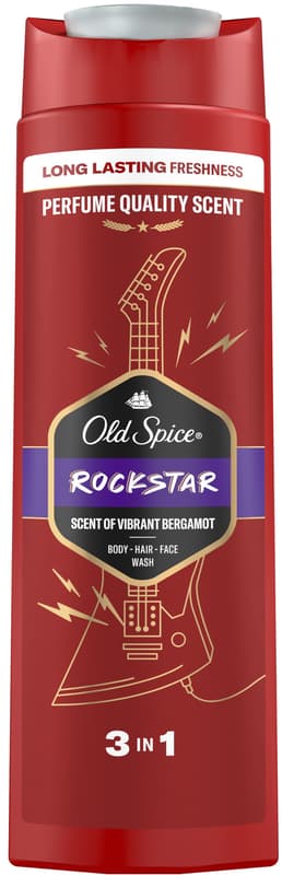 Old Spice Rockstar sprchový gel pro muže 3v1