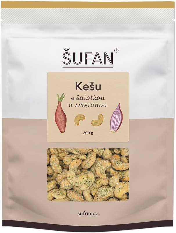 Šufan Cashews with shallots and cream